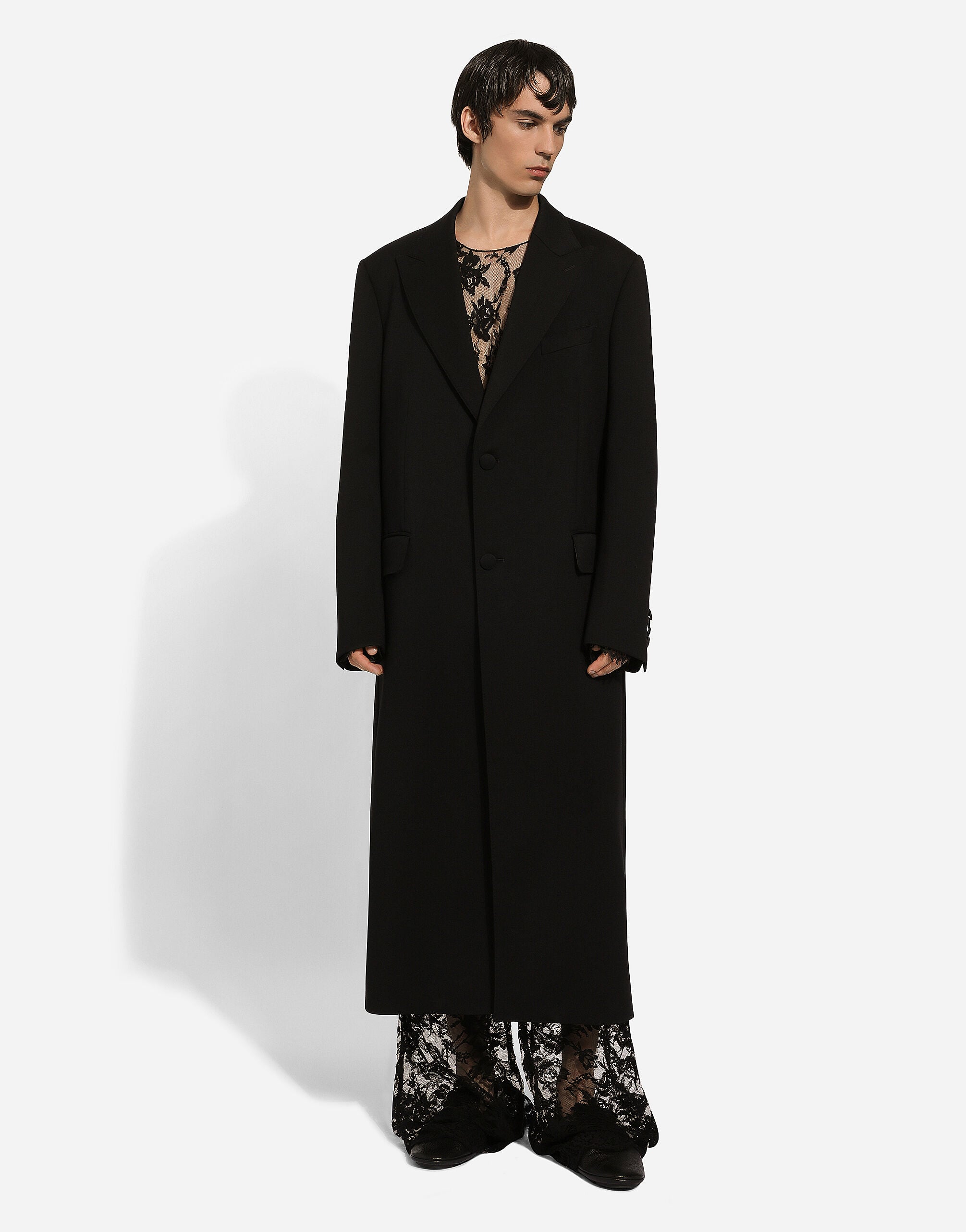 Chantilly lace pajama pants in Black for Men | Dolce&Gabbana® US