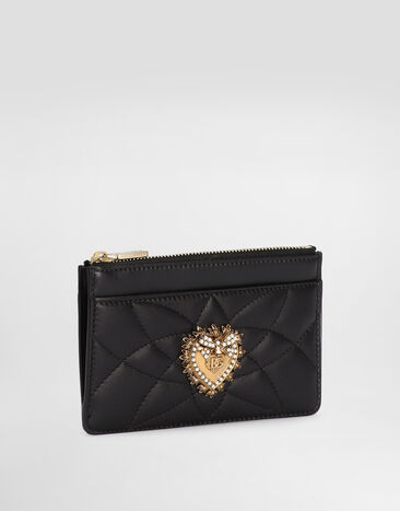 Dolce & Gabbana Medium Devotion card holder Black BI1261AV967