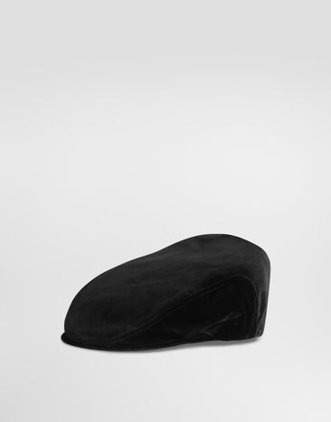 Dolce & Gabbana Coppola in velluto Nero FH473AFUVG7