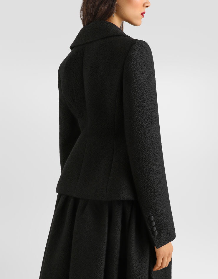 Dolce & Gabbana Single-breasted wool jacket Dolce & Gabbana Single-breasted wool jacket Black F27KKTFUZE1