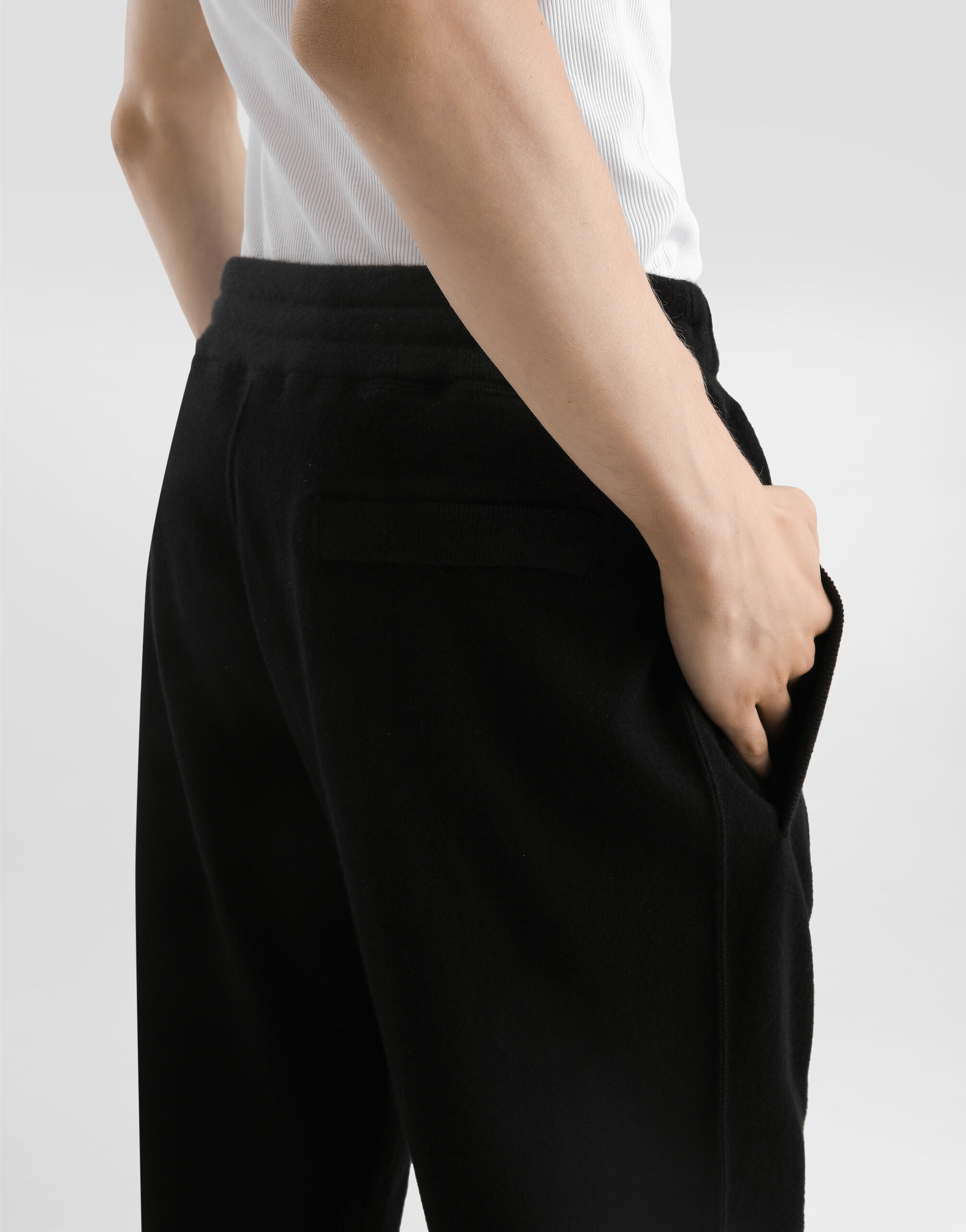 Smooth cashmere trousers - thumbnail 5