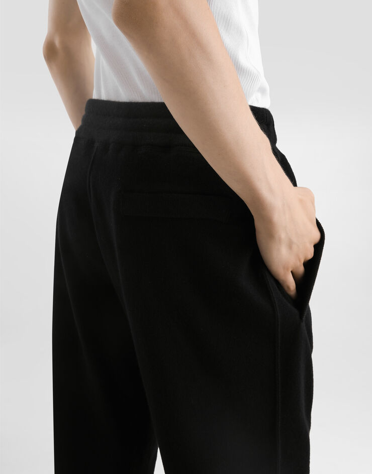 Dolce & Gabbana Smooth cashmere trousers Black GXU27ZJBWIR