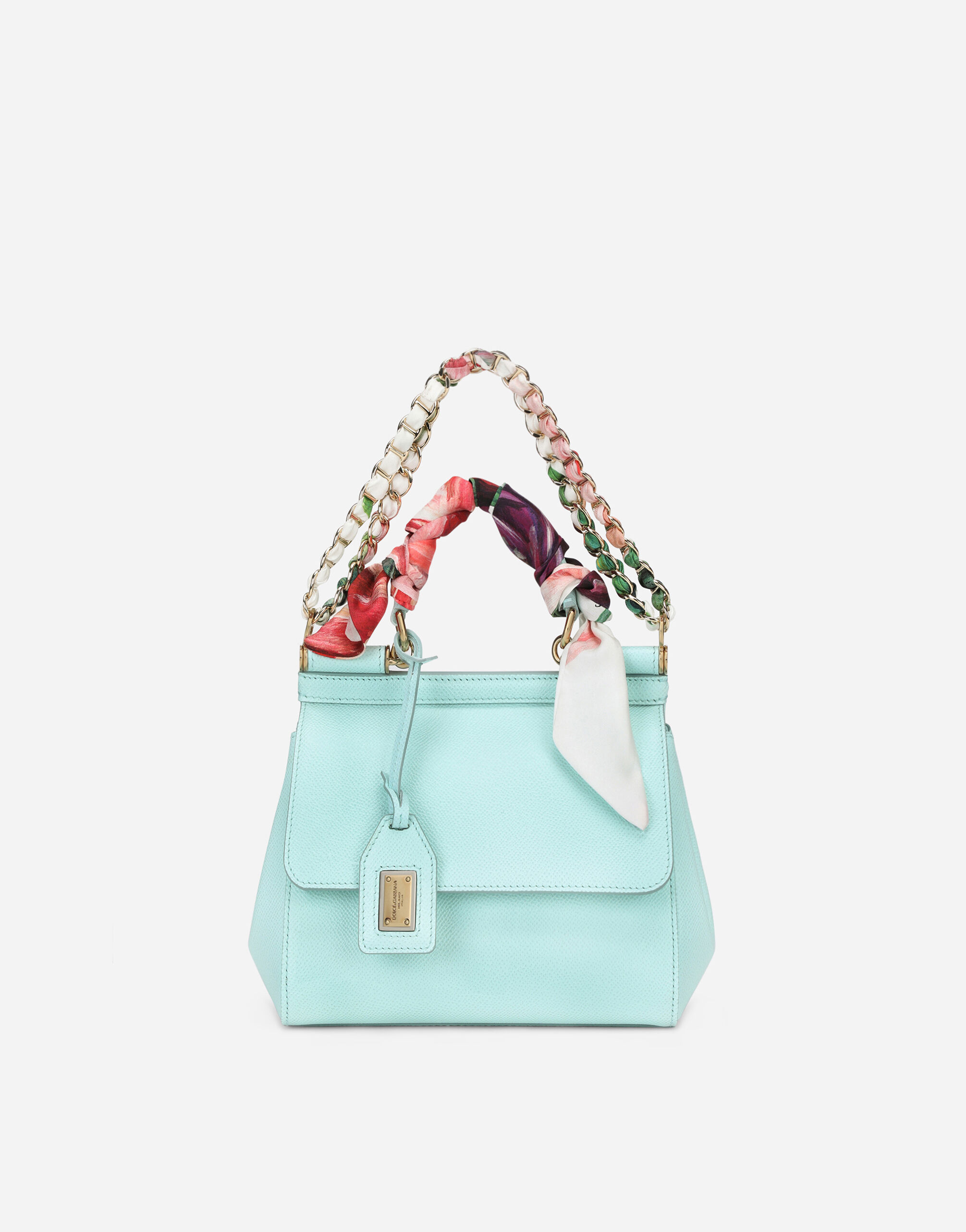 Medium Sicily handbag in Azure for Dolce Gabbana US