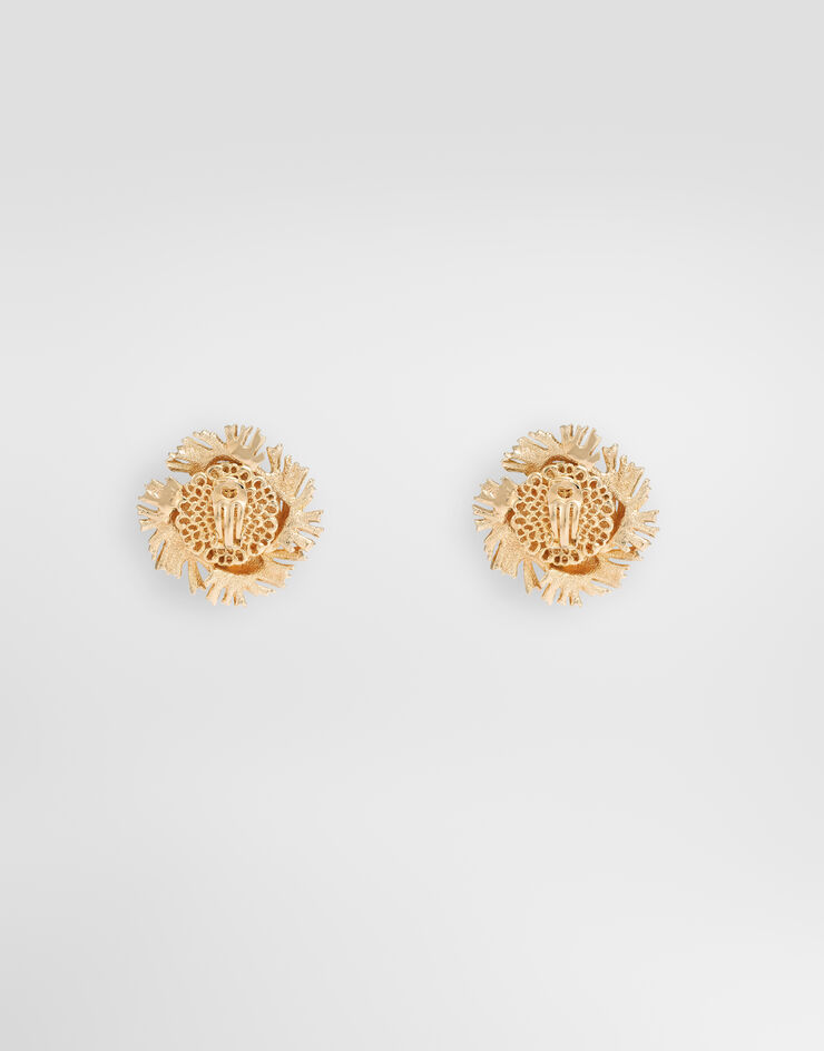 Dolce & Gabbana Cabochon clip earrings Gold WES6S1W1111