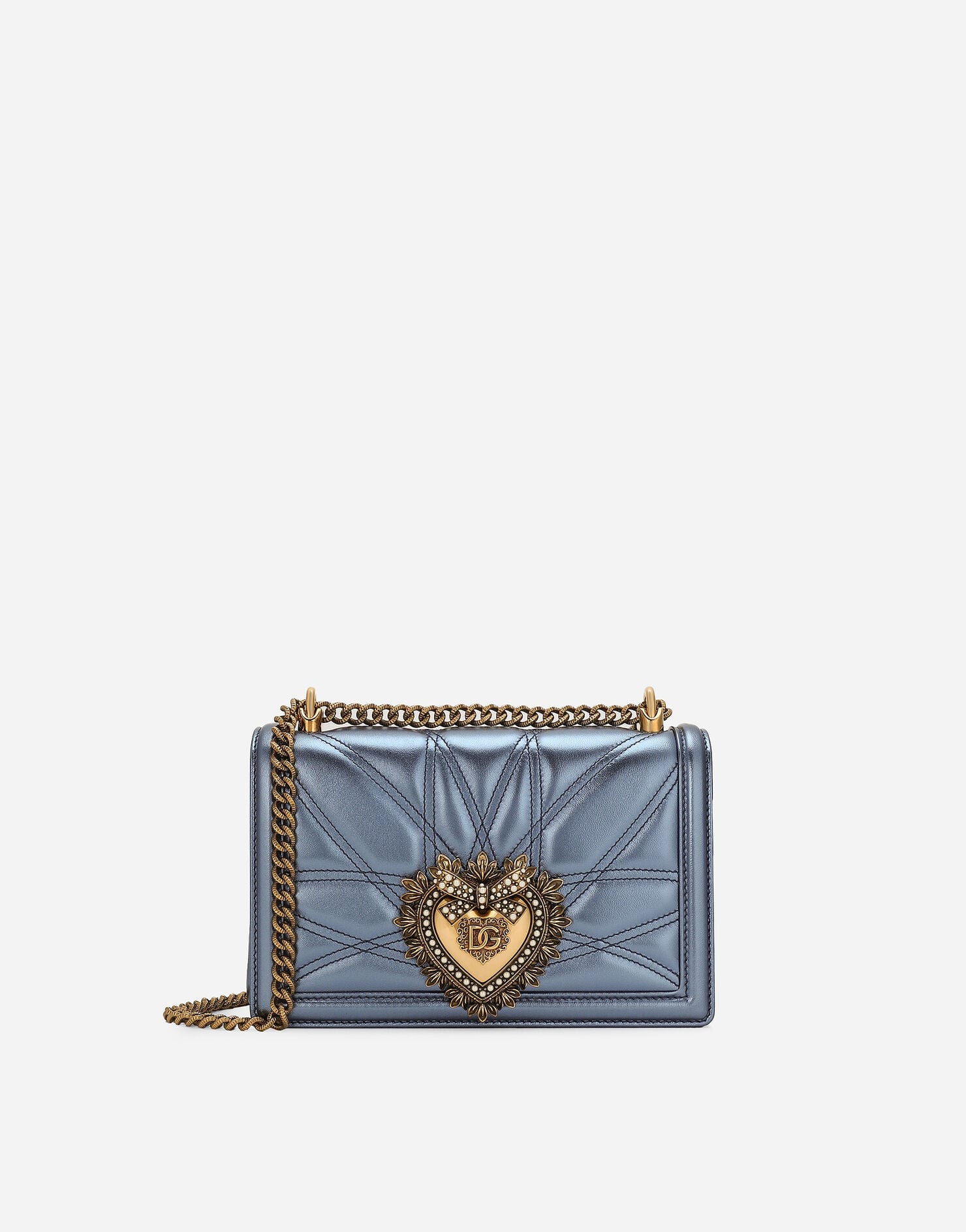 Medium Devotion Shoulder Bag In Blue