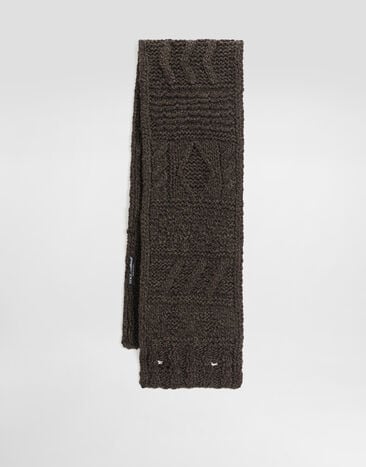 Dolce & Gabbana Wool knitted scarf Multicolor GX31KTJDVD8