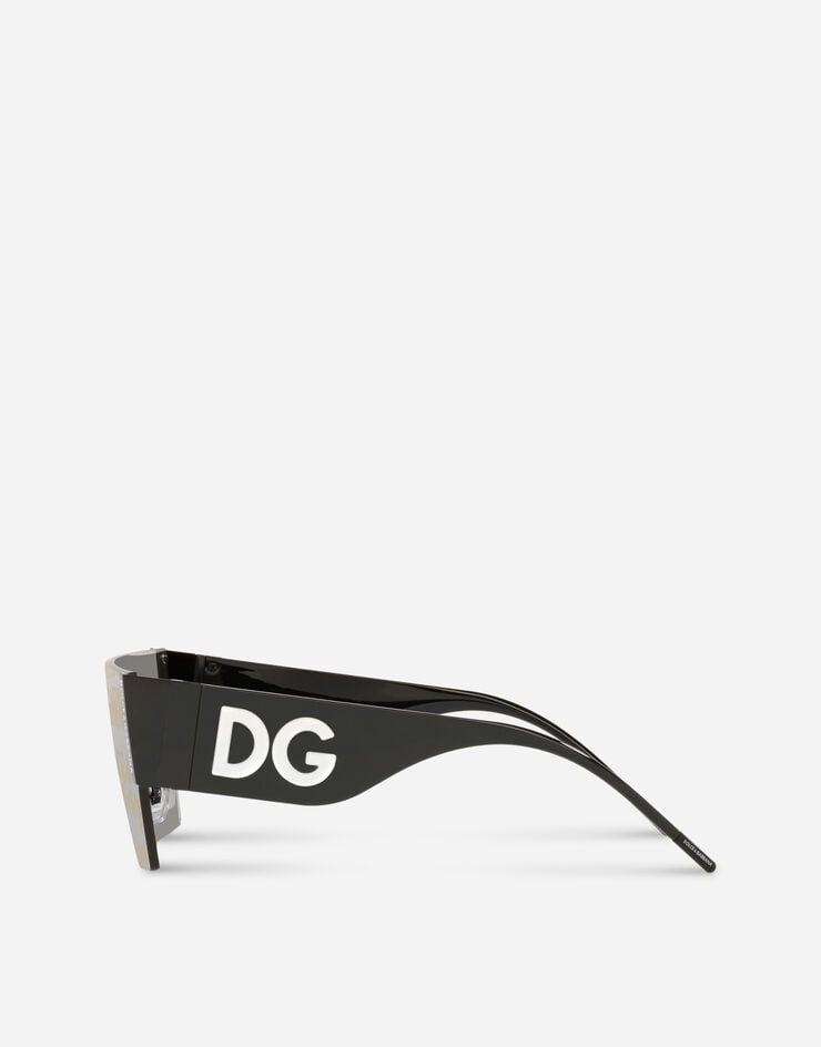 Dolce & Gabbana Dna Graffiti sunglasses Black, gold and silver VG2233VM7K1