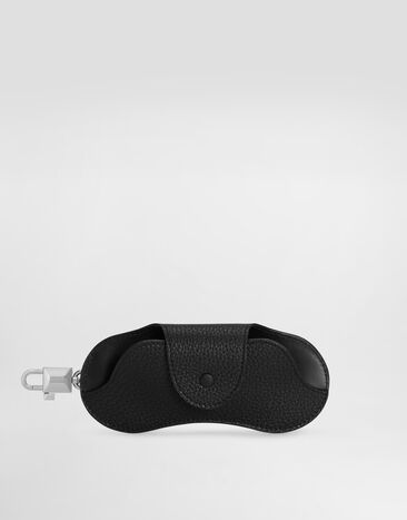 Dolce & Gabbana Calfskin eyewear case Black BP3477A0370
