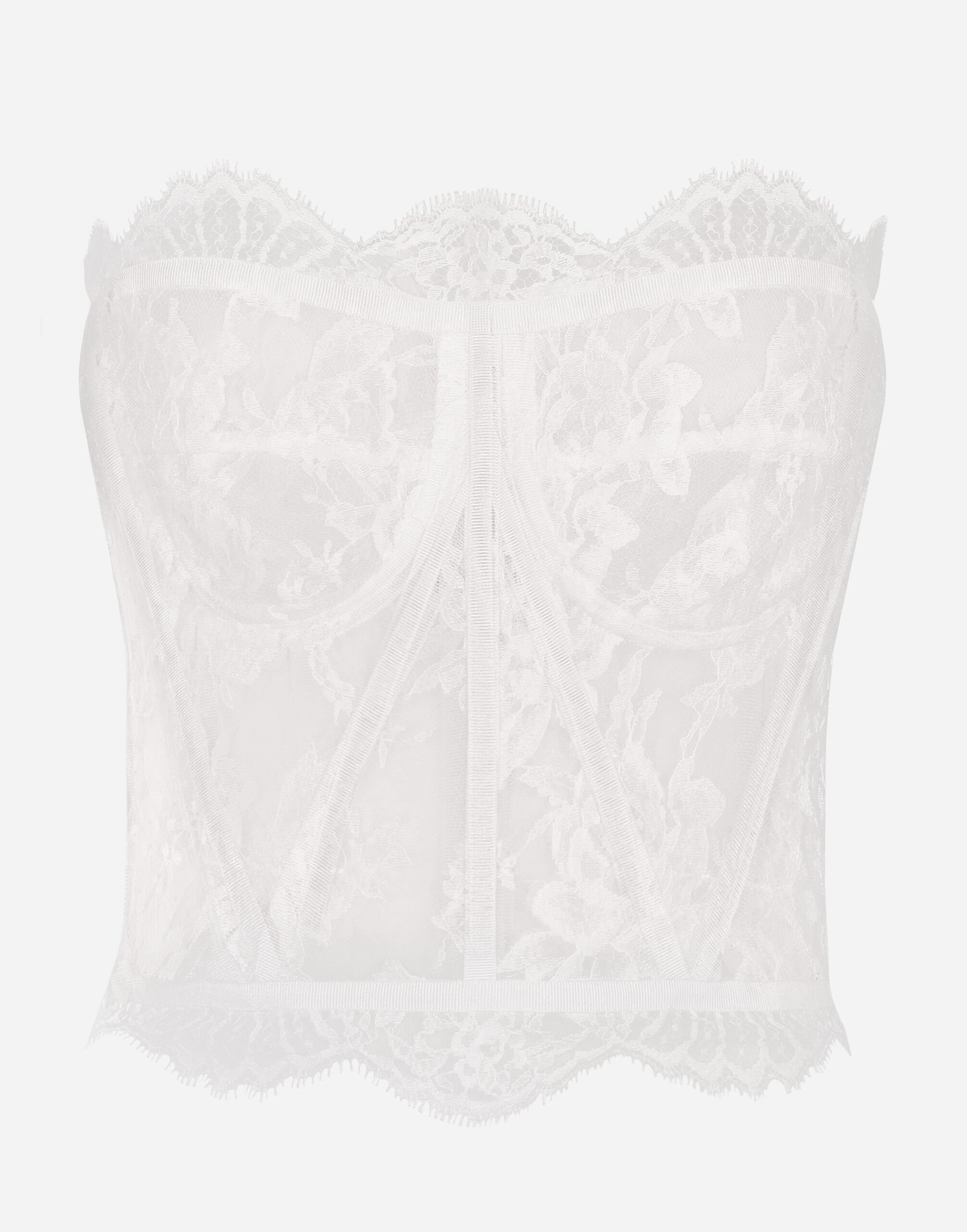 Dolce & Gabbana Lace bustier Print F6ZT1THS5Q2