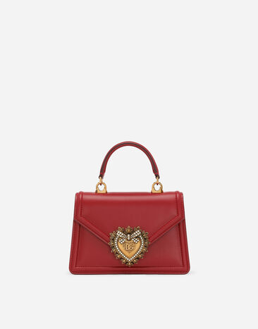 Dolce & Gabbana Small calfskin Devotion bag Red BB6498AQ963