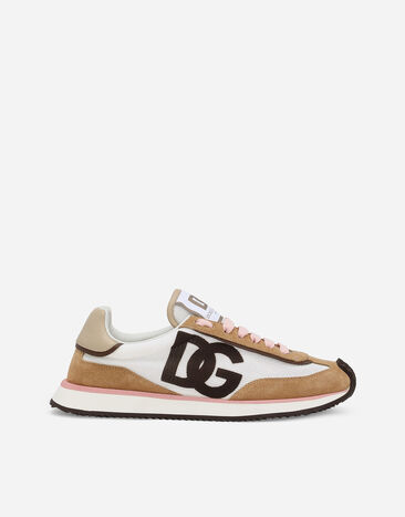 Dolce & Gabbana Sneaker DG CUSHION in mix materiali Bianco CK2288A5355