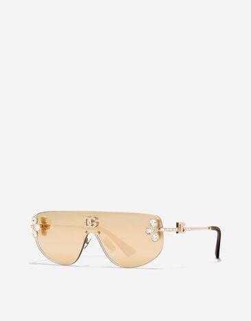 Dolce & Gabbana نظارات شمسية DG Crystals Gold VG2333VM203