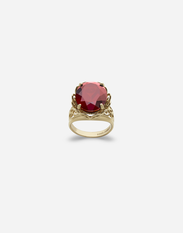 Dolce & Gabbana Gold ring with precious stone Gold WANR2GWMIXD
