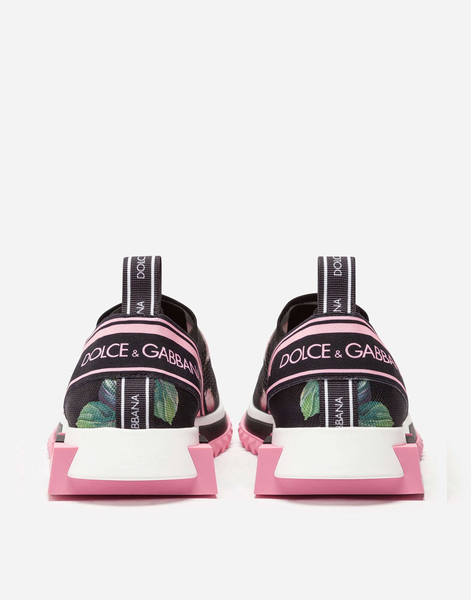 Dolce & Gabbana★素敵！ROSE STRETCH MESH SORRENTO SNEAKERS Stretch mesh Sorrento 2.0 sneakers in Pink for Men