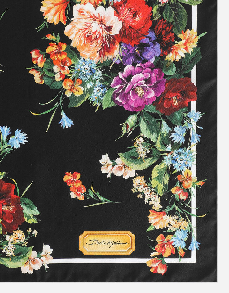 Dolce & Gabbana 50x50 silk twill foulard Multicolor FN093RGDC7B