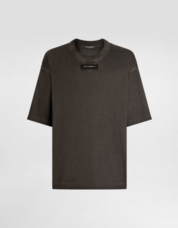 Dolce & Gabbana Cotton t-shirt Dolce & Gabbana Cotton t-shirt Black G8TJ6TG7PPQ