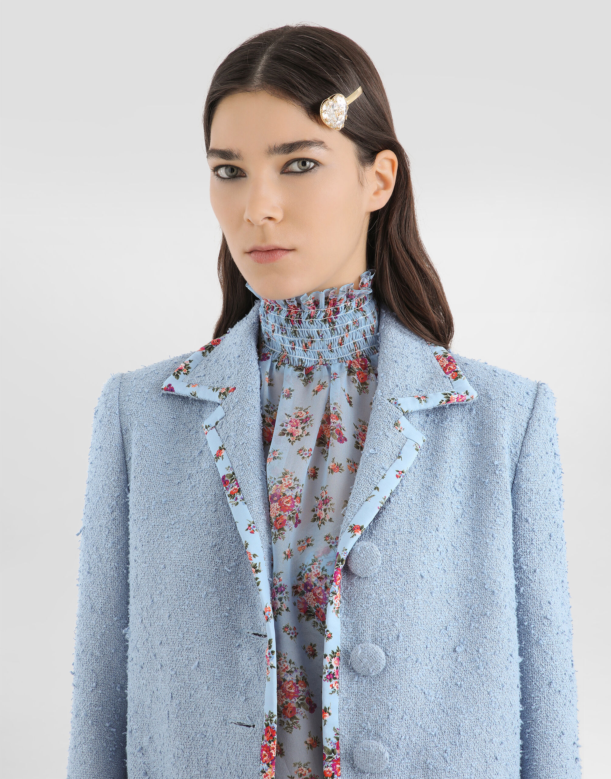 Purpleのウィメンズ Single-breasted rachel basketweave jacket