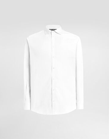 Dolce & Gabbana Striped poplin martini shirt White G5OI6TFUMRY