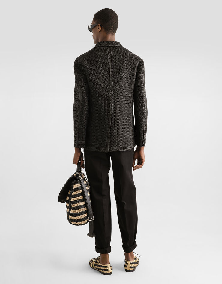 Dolce & Gabbana Cotton gabardine pants with double darts  GP10DTFUFNV