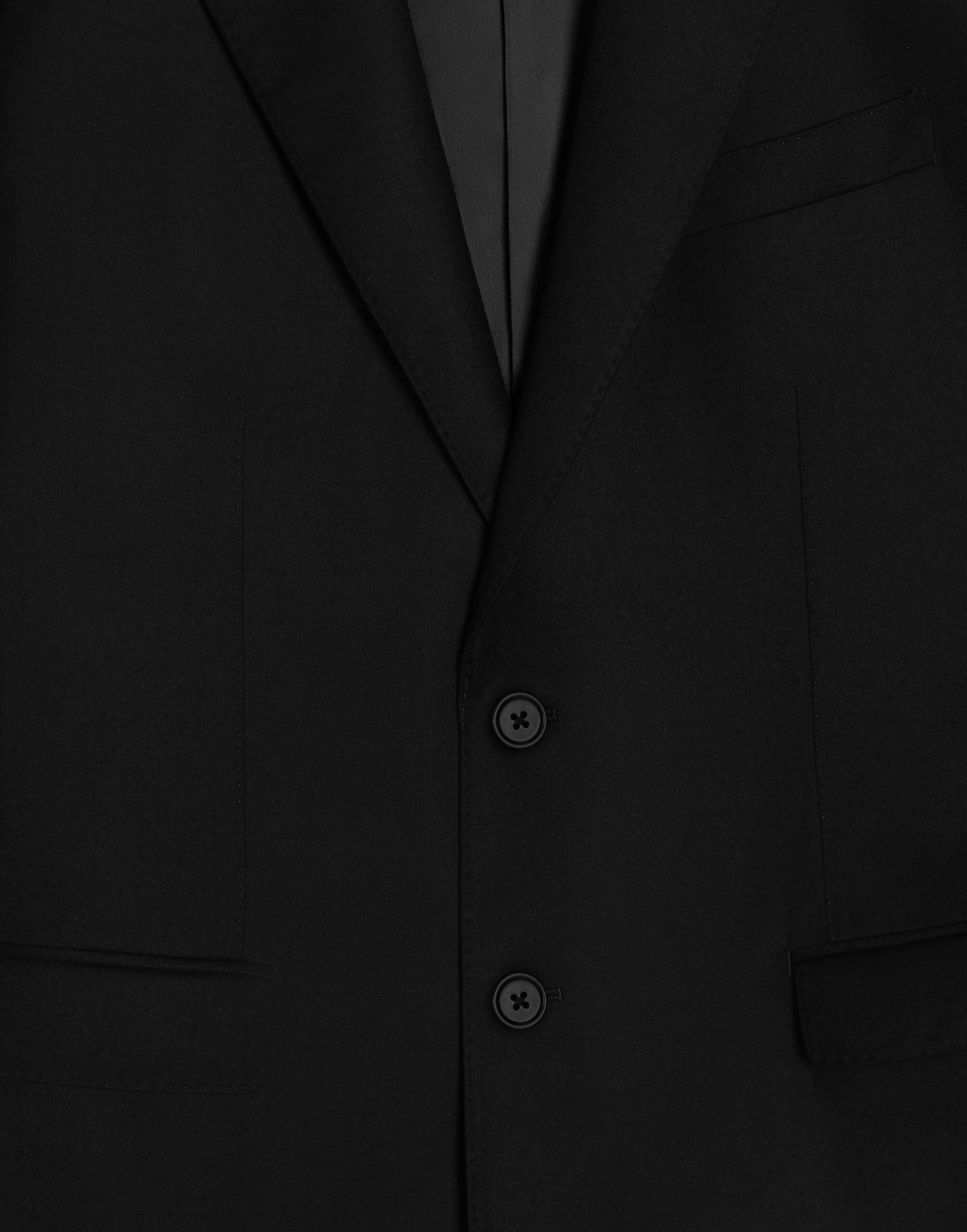 Martini light single-breasted flannel jacket - thumbnail 4