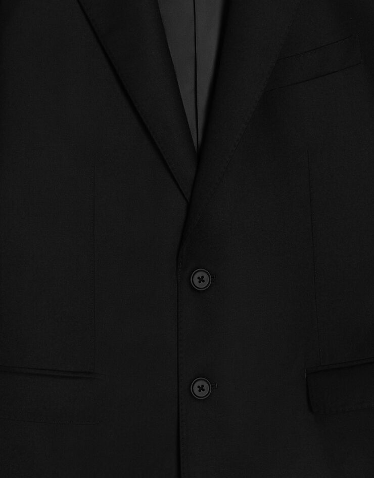 Dolce & Gabbana Martini light single-breasted flannel jacket Black G2UN2TFUBG8