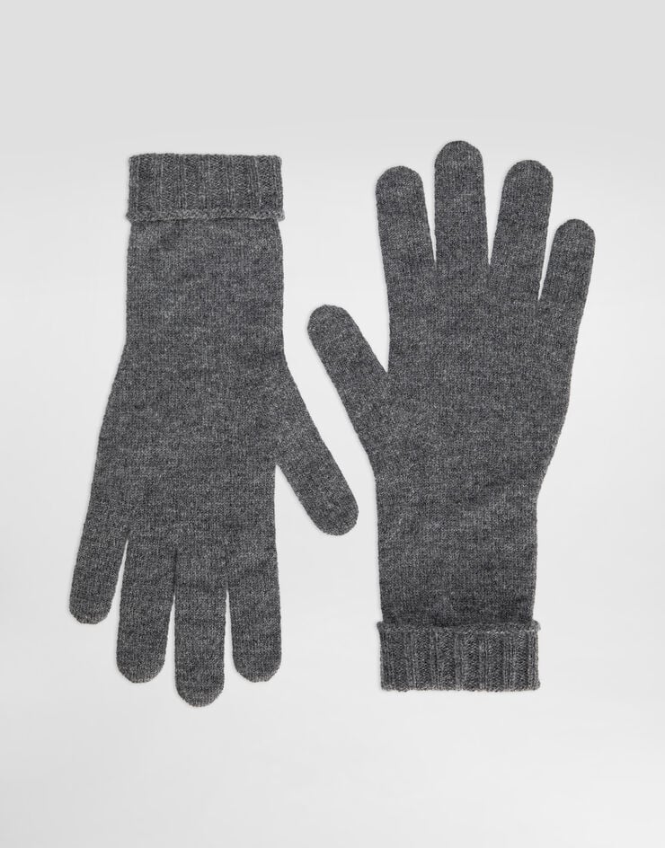 Dolce & Gabbana Gants en cachemire Gris FX05KZJDVC2