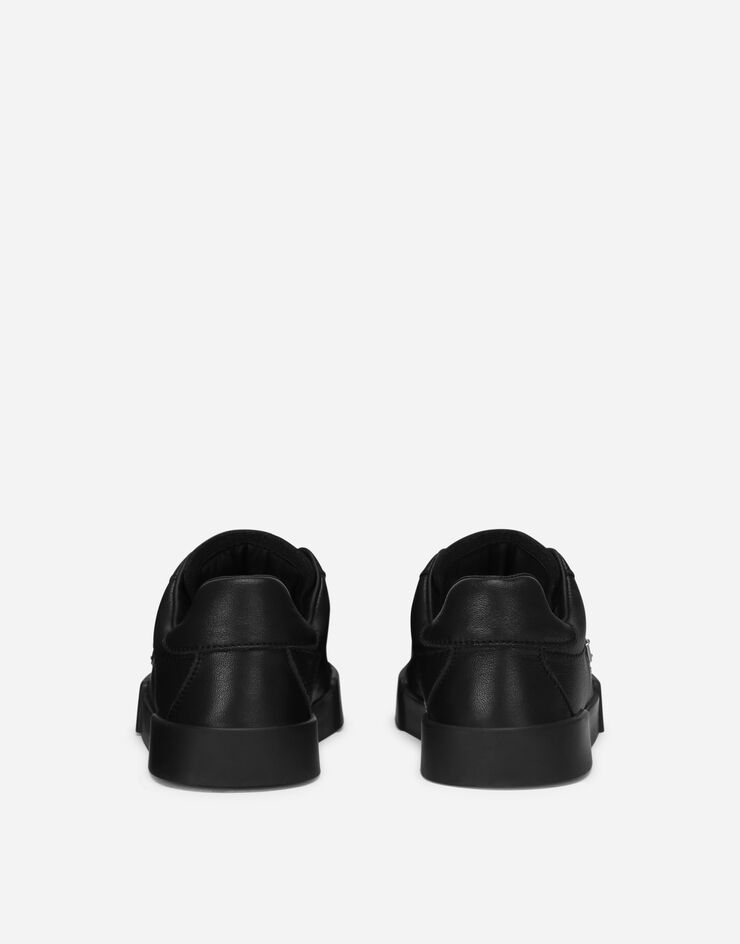 Dolce & Gabbana Calfskin Portofino Light sneakers Black DA5111A3444