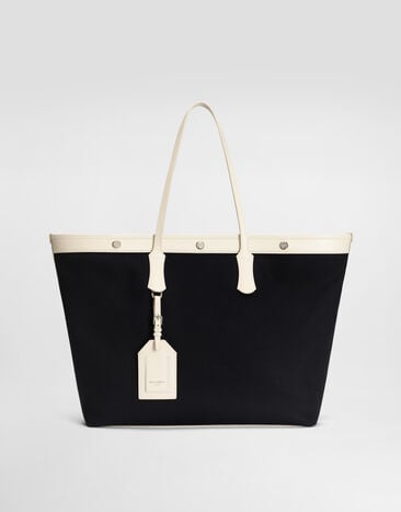 Dolce & Gabbana Bolso shopping Atene en algodón Multicolor BM7806A0754