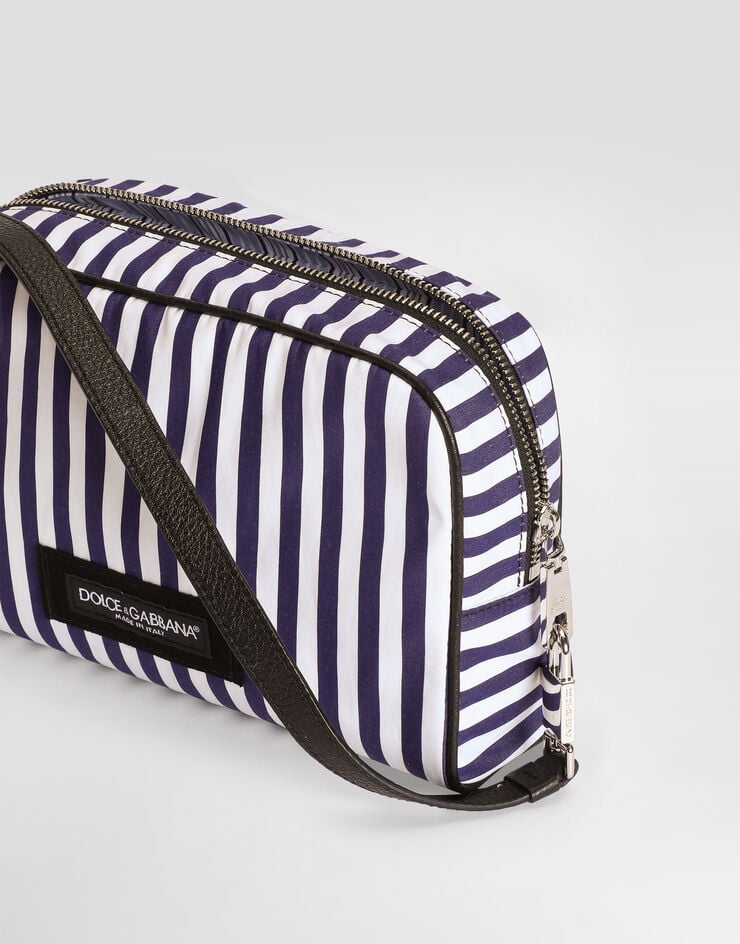 Dolce & Gabbana Bolso de mano en popelina a rayas Multicolor BM2500AY192