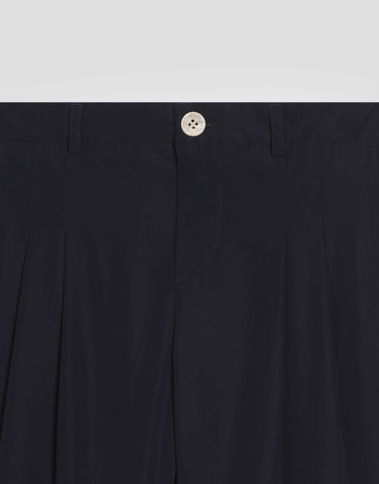 Dolce & Gabbana Cotton poplin trousers Blue L45P45FU5ZE