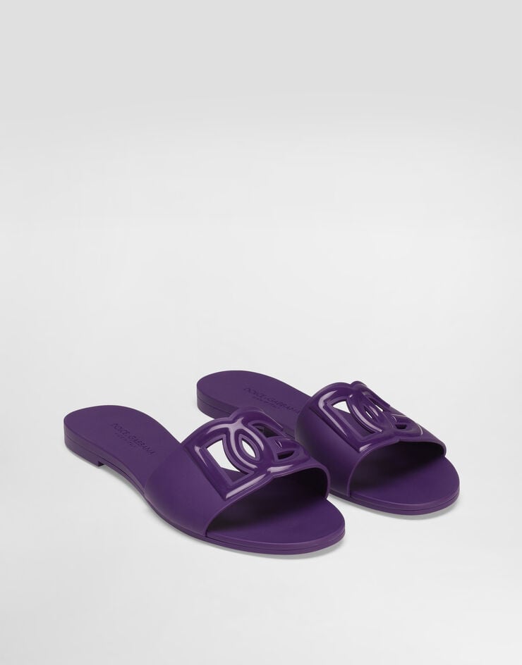 Dolce & Gabbana Rubber slides Purple CW2215AN994