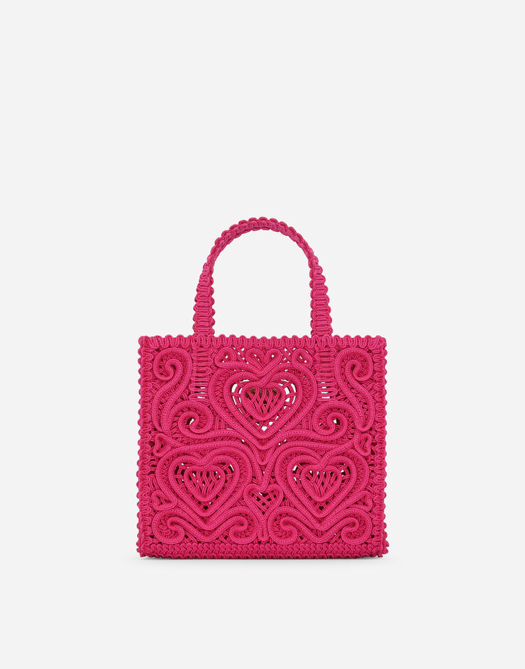 Dolce & Gabbana Cordonetto shopper Fuchsia BB7183AW717