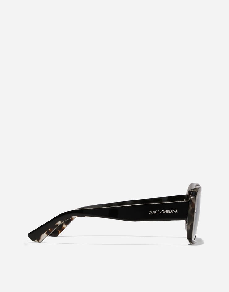 Dolce & Gabbana Солнцезащитные очки Lusso Sartoriale Черно-серый цвет гавана VG443AVP31U