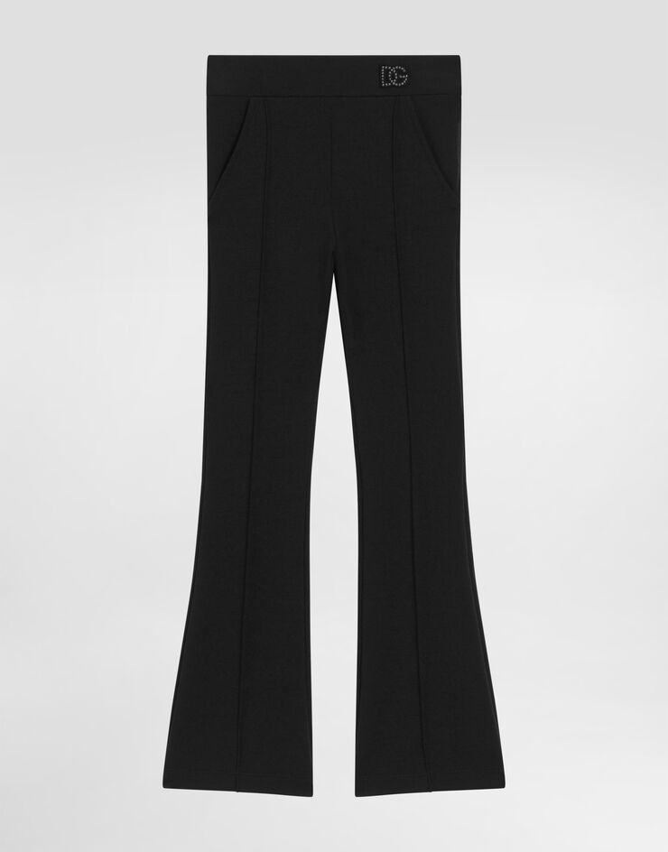 Dolce & Gabbana Trousers with DG patch Dolce & Gabbana Trousers with DG patch Black L5JPH9G7PSC
