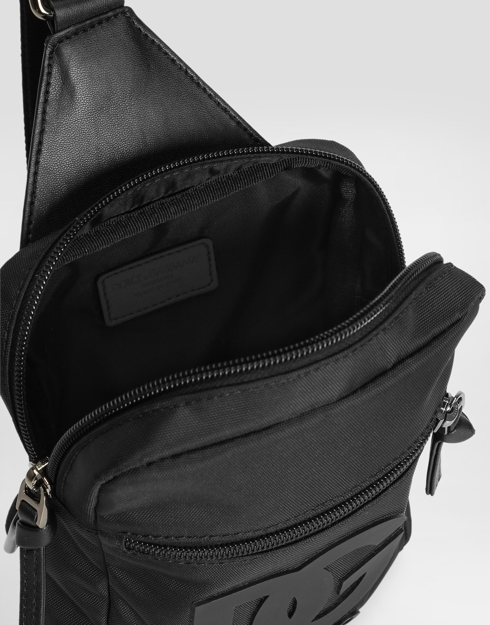 Blackのボーイズ DGパッチ ナイロン バッグ | Dolce&Gabbana®