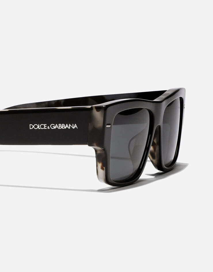 Dolce & Gabbana Sonnenbrille Lusso Sartoriale Schwarz VG4451VP387