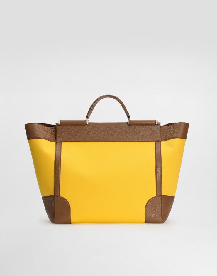 Dolce & Gabbana Sicily handbag in canvas and leather Multicolor BM2478B0368