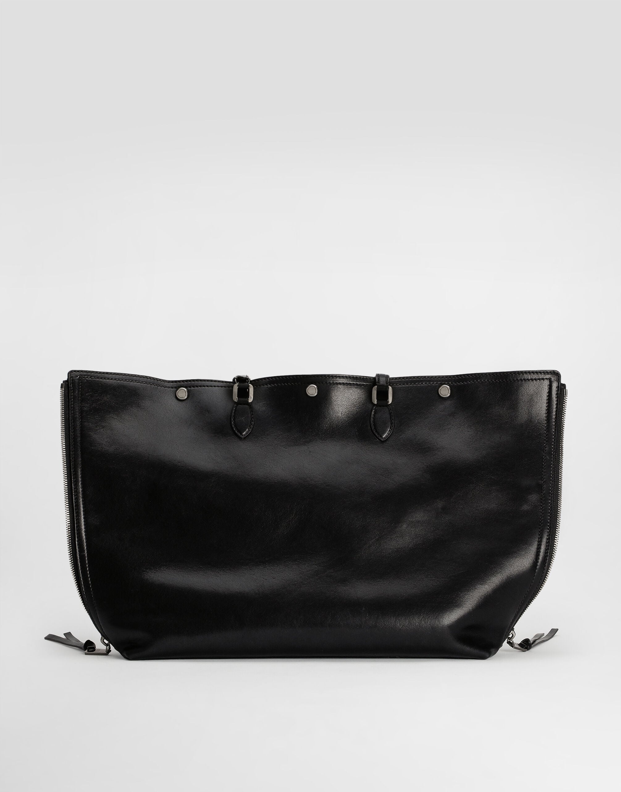 Atene calfskin shopping bag in Black for Men | Dolce&Gabbana® US