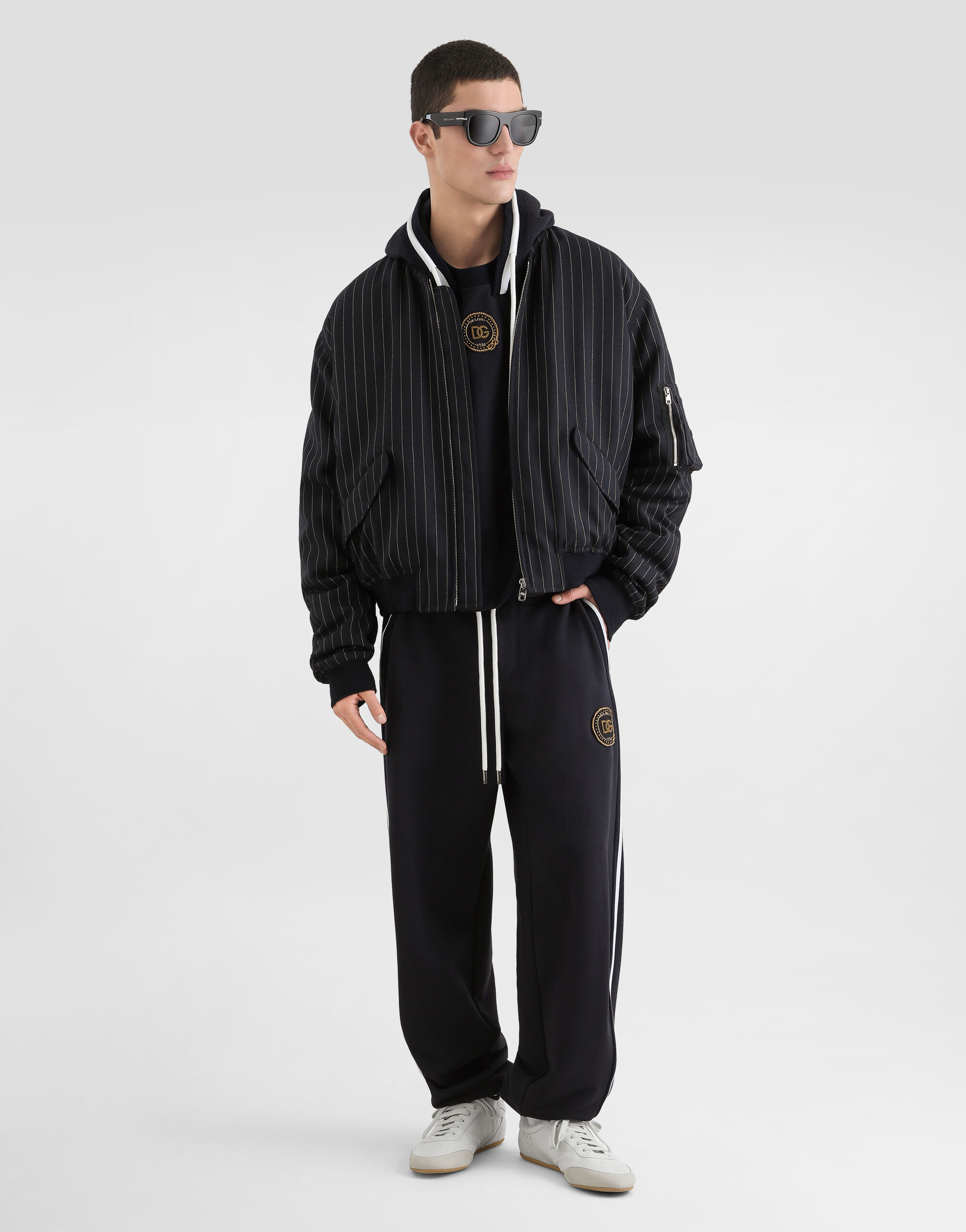 Cotton fleece jogging trousers - thumbnail 2