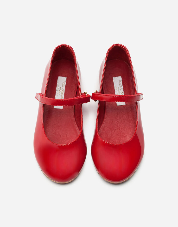 Dolce & Gabbana Patent leather Mary Janes ROUGE D10699A1328