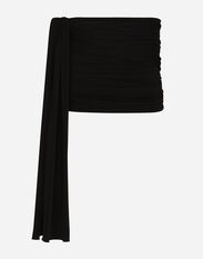 Dolce & Gabbana Gaine froncée pour homme avec bandes latérales Noir GH706ZGH892