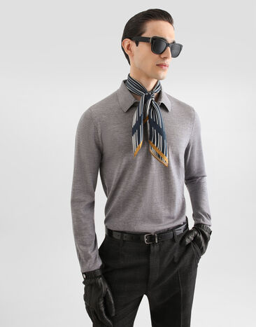 Dolce & Gabbana Knit cashmere polo shirt  GXZ25TJBW1W