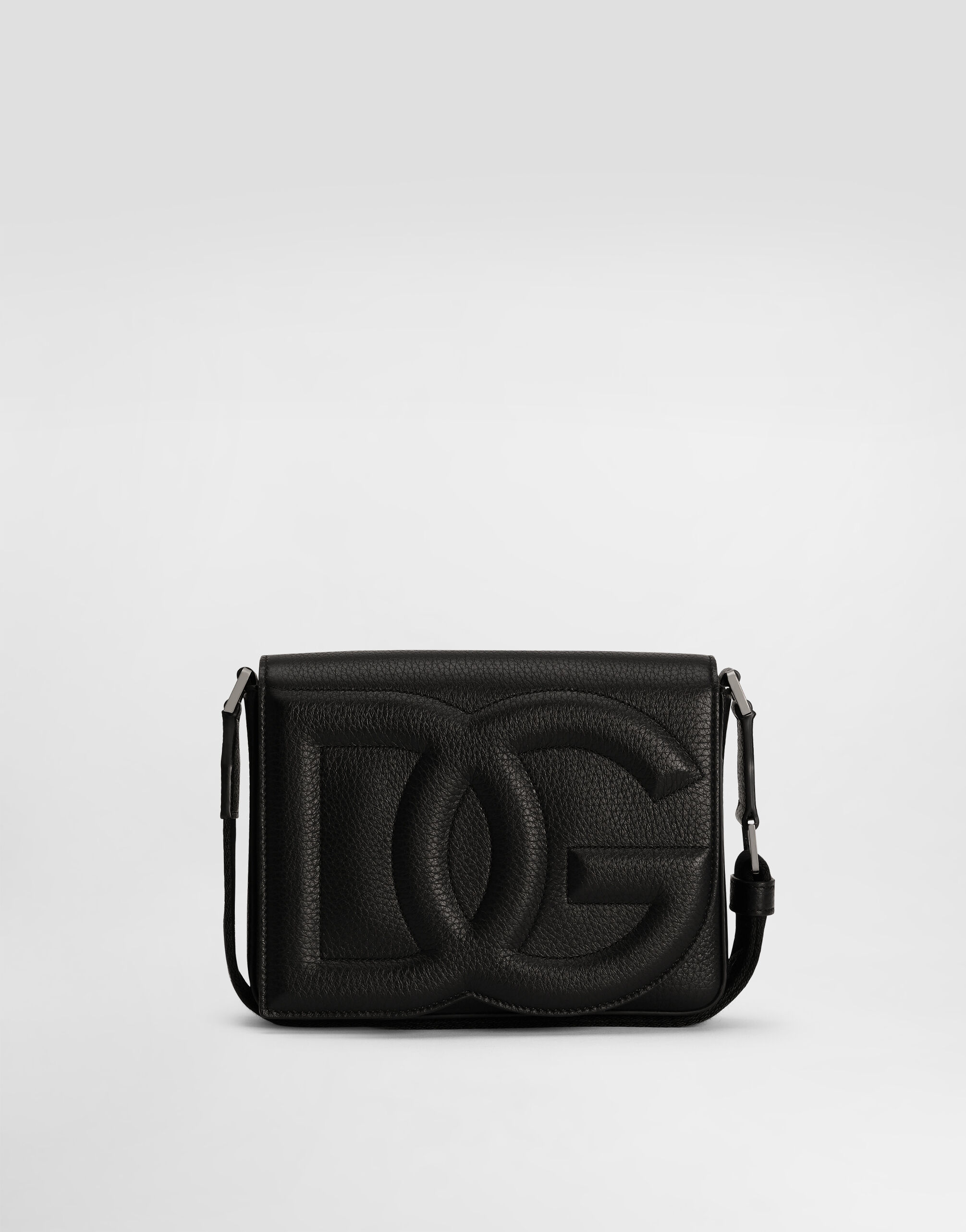 Dolce & Gabbana Medium DG Logo Bag crossbody bag Black VG446FVP187