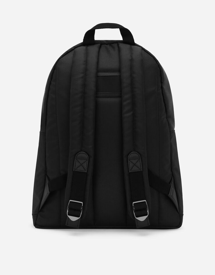 Dolce & Gabbana Nylon backpack with Dolce&Gabbana logo Black EM0074AB124