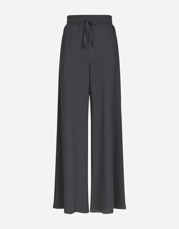 Dolce & Gabbana Pantalón de chándal de algodón Negro G5LQ3TGH460