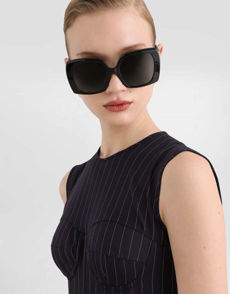 Dolce & Gabbana 连衣裙 羊毛 修身剪裁 针条纹效果 多色 F6BDJTFRBDR