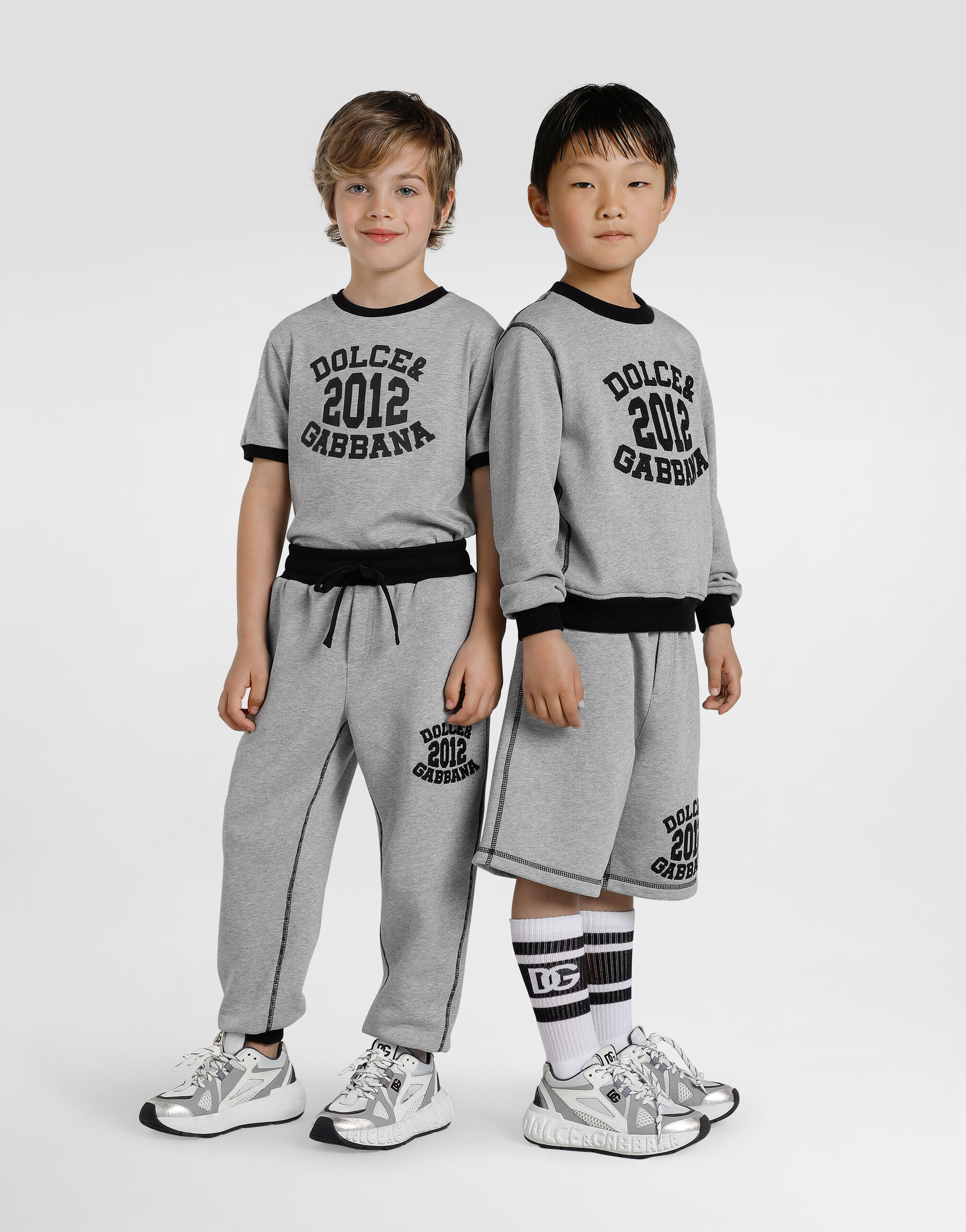 Nylon and mesh sneakers in Multicolor for Men | Dolce&Gabbana® US