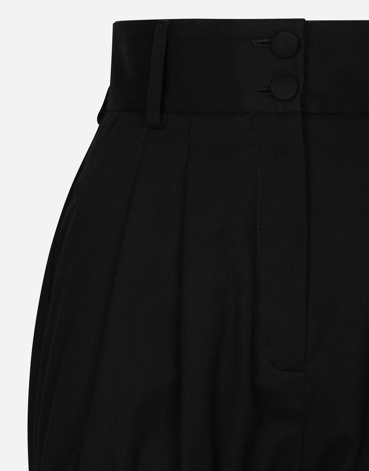 Dolce & Gabbana 棉质灯笼短裤 黑 FTBUQTFUFJR