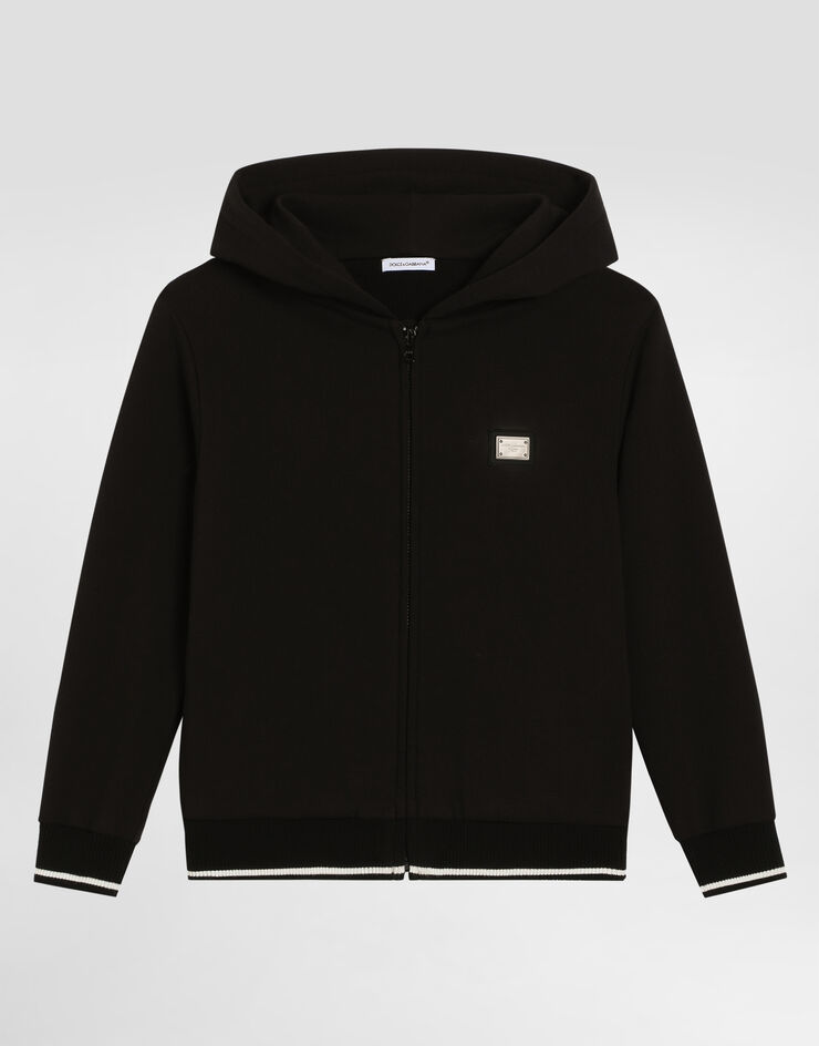 Dolce & Gabbana Bandanna-print hoodie Black L4JWKGG7OK1