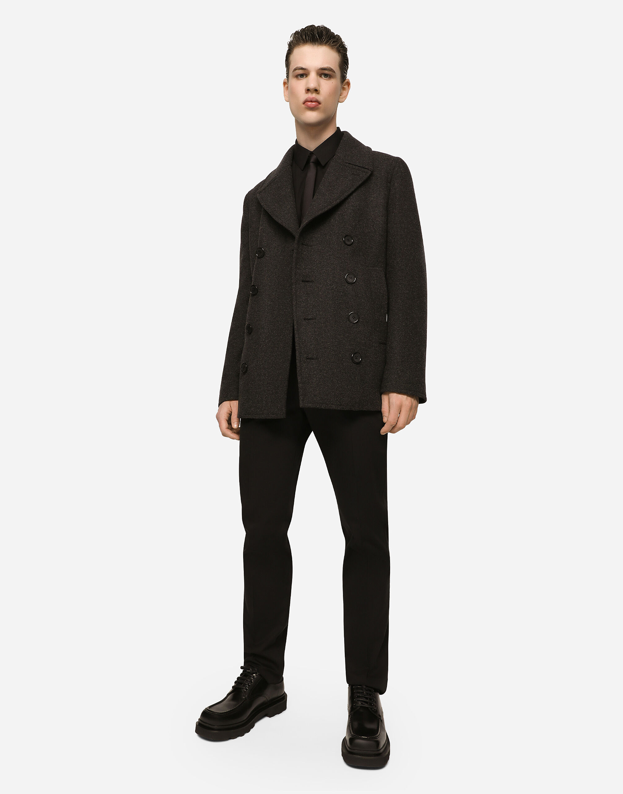 CABAN en Gris pour pour homme Dolce Gabbana